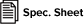 Spec. Sheets