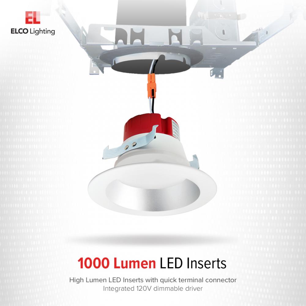 4" Round High Lumen LED Reflector Insert