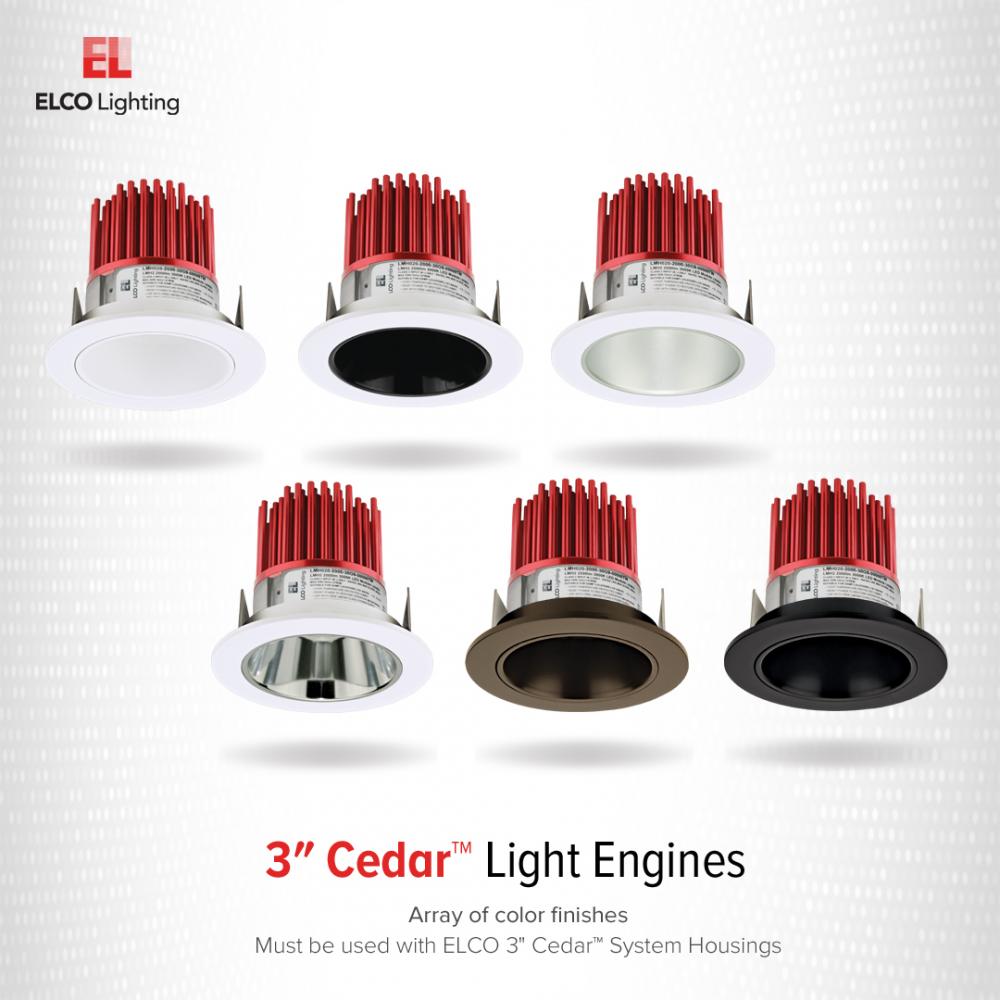3" LED Light Engine with Baffle Trim