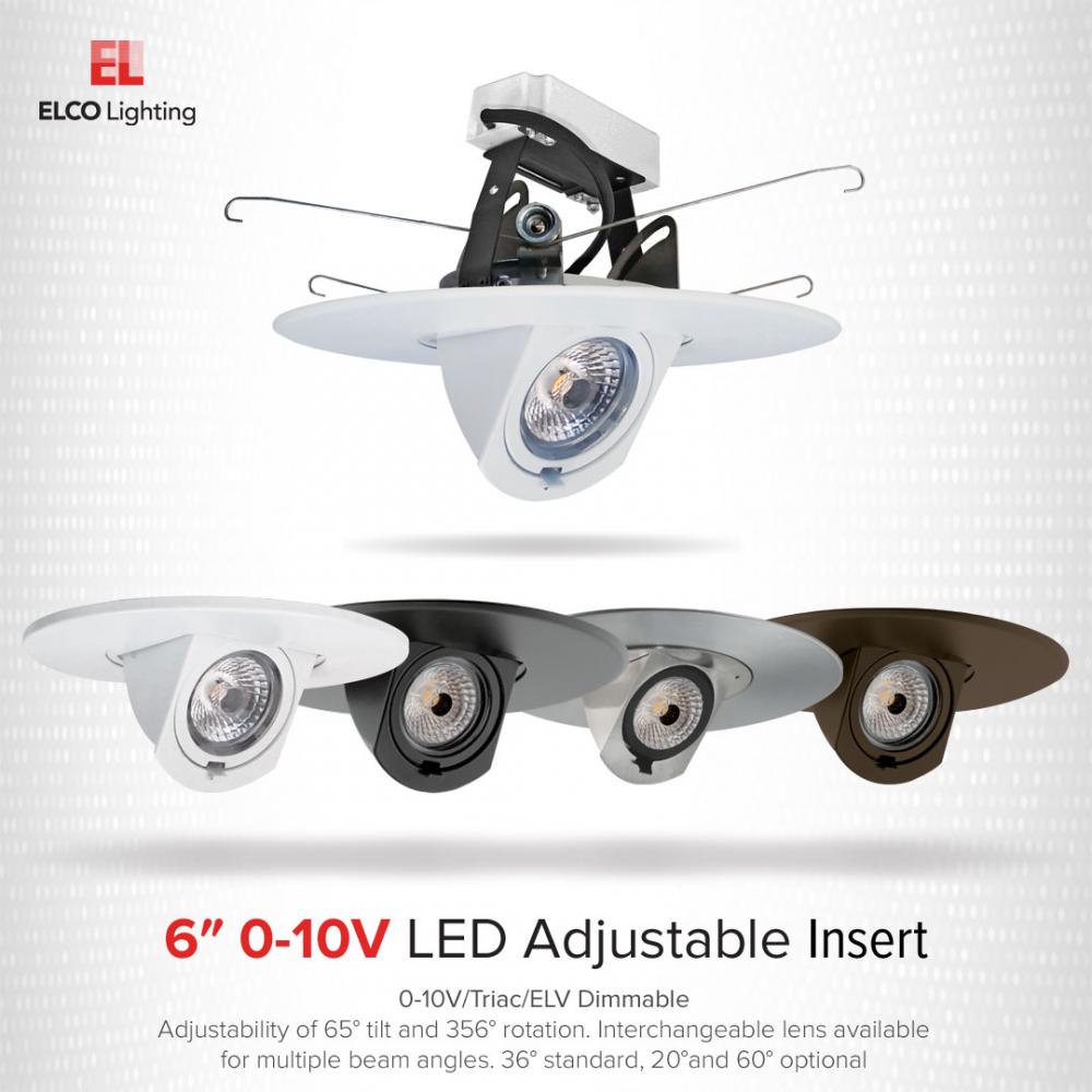 6" 0-10V Adjustable LED Inserts