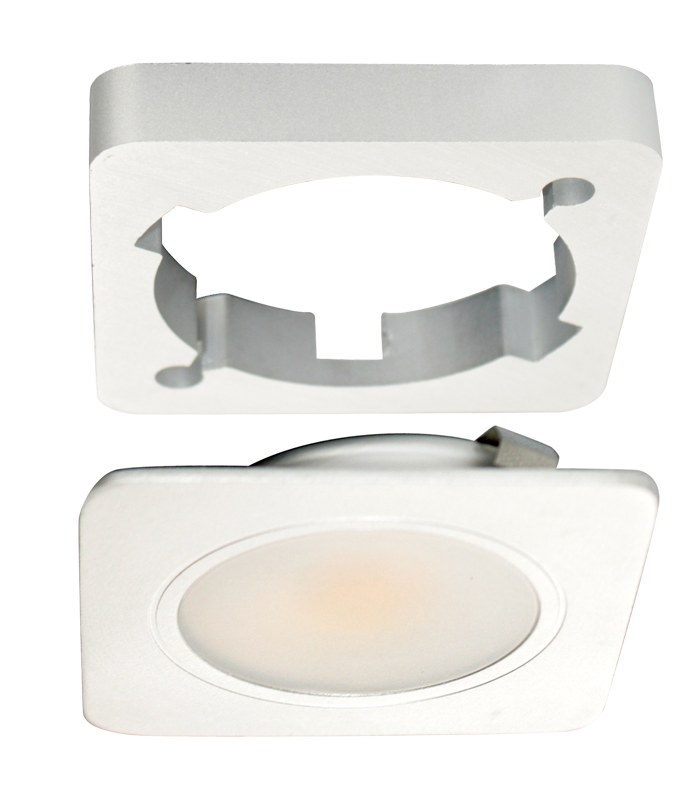 Undercabinet Pucks, Aster™ Mini Slim Square LED Puck Light