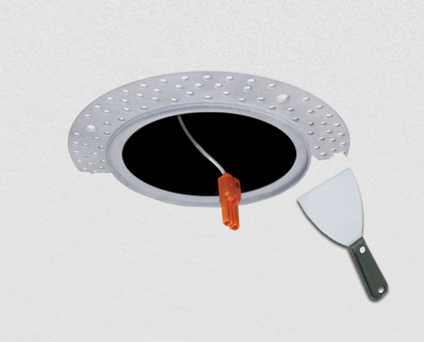 3" Round Flush Mount Trim Adaptor