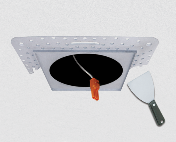 3" Square Flush Mount Trim Adaptor