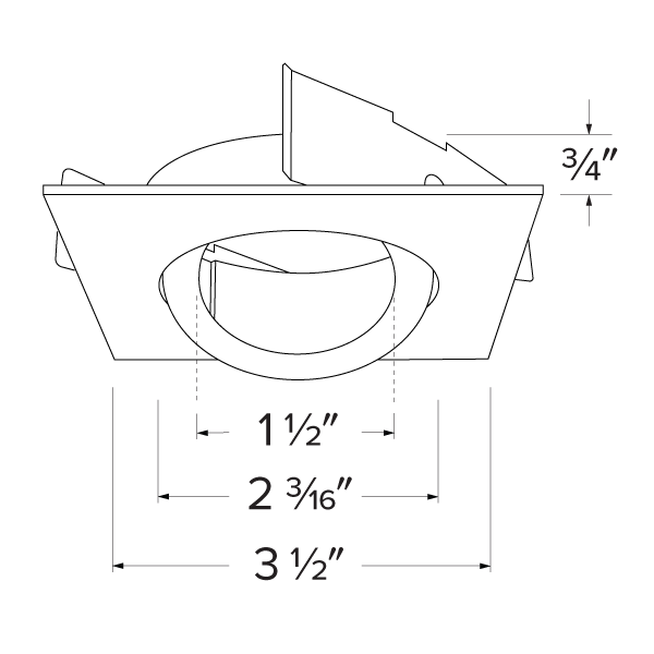 Pex™ 2" Square Gimbal