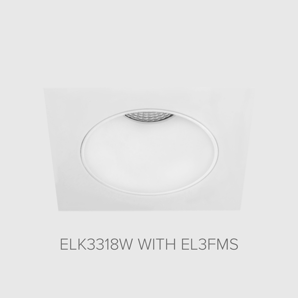 3" Square Flush Mount Trim Adaptor