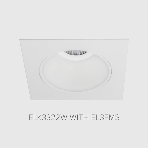 3" Square Flush Mount Trim Adaptor