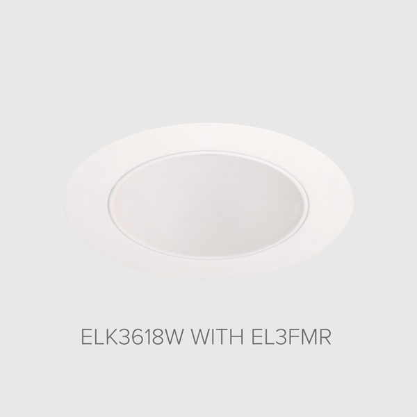3" Round Flush Mount Trim Adaptor