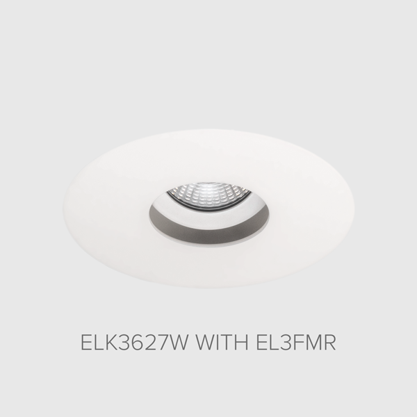 3" Round Flush Mount Trim Adaptor