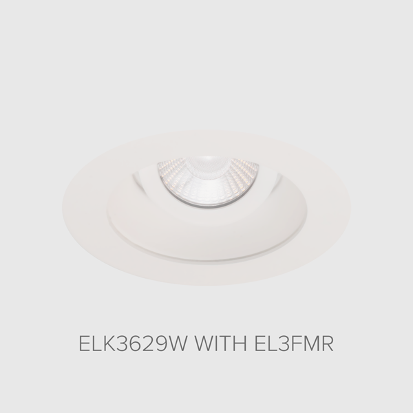 3" Round Flush Mount Trim Adaptor