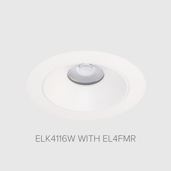 4" Round Flush Mount Trim Adaptor