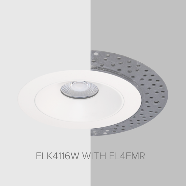 4" Round Flush Mount Trim Adaptor