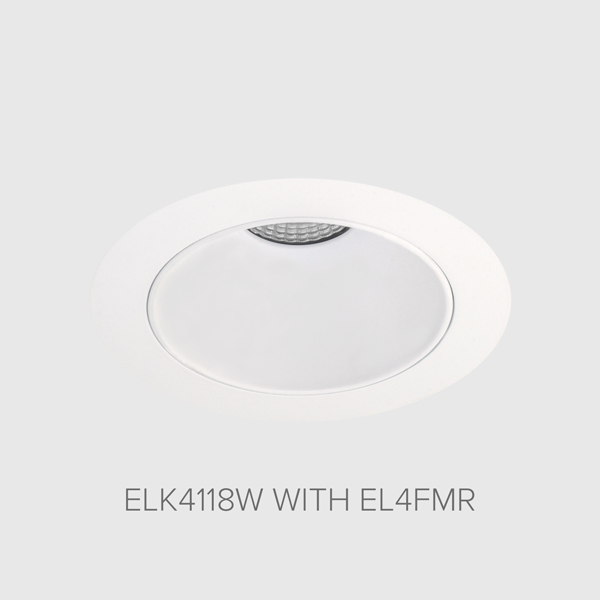 4" Round Flush Mount Trim Adaptor