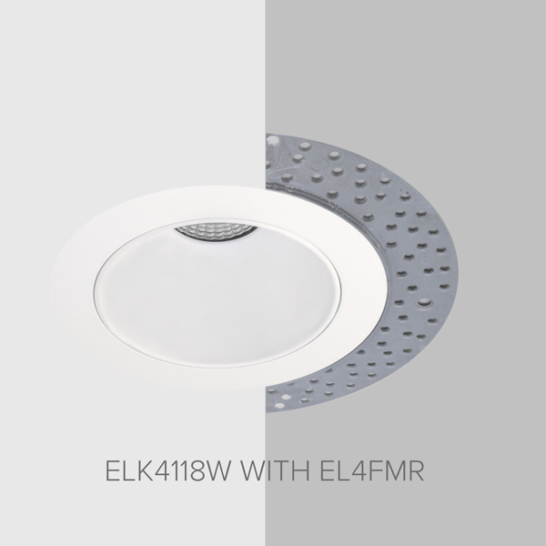 4" Round Flush Mount Trim Adaptor