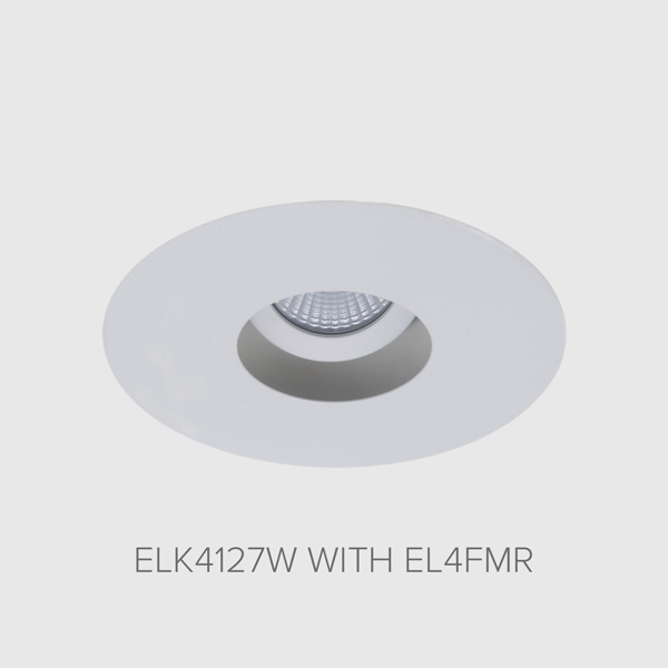 4" Round Flush Mount Trim Adaptor