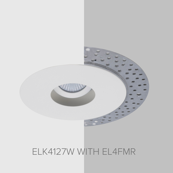 4" Round Flush Mount Trim Adaptor