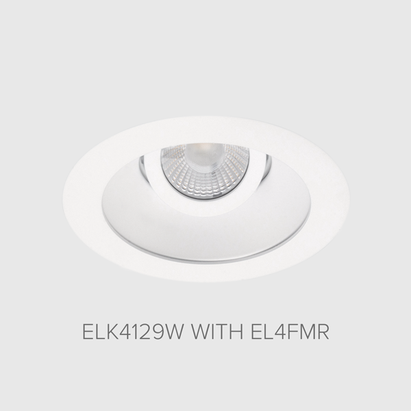 4" Round Flush Mount Trim Adaptor