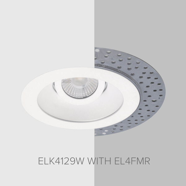 4" Round Flush Mount Trim Adaptor