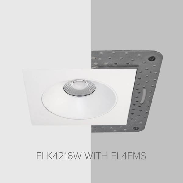 4" Square Flush Mount Trim Adaptor