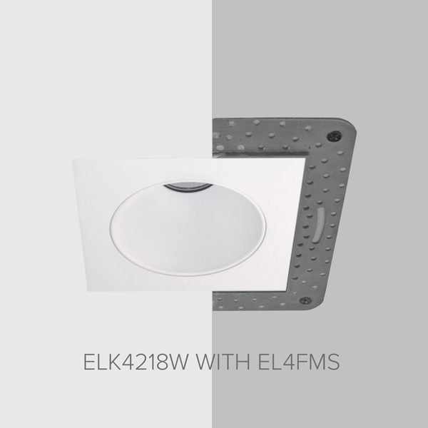 4" Square Flush Mount Trim Adaptor