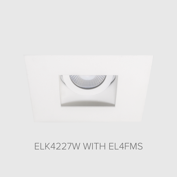 4" Square Flush Mount Trim Adaptor