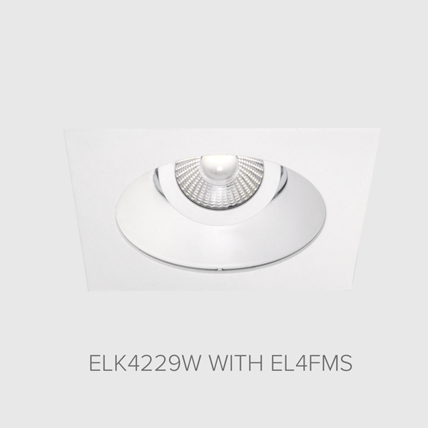4" Square Flush Mount Trim Adaptor