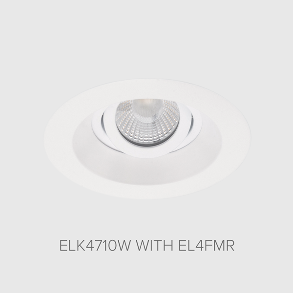 4" Round Flush Mount Trim Adaptor