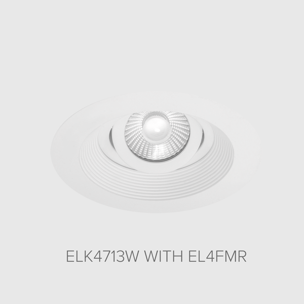 4" Round Flush Mount Trim Adaptor
