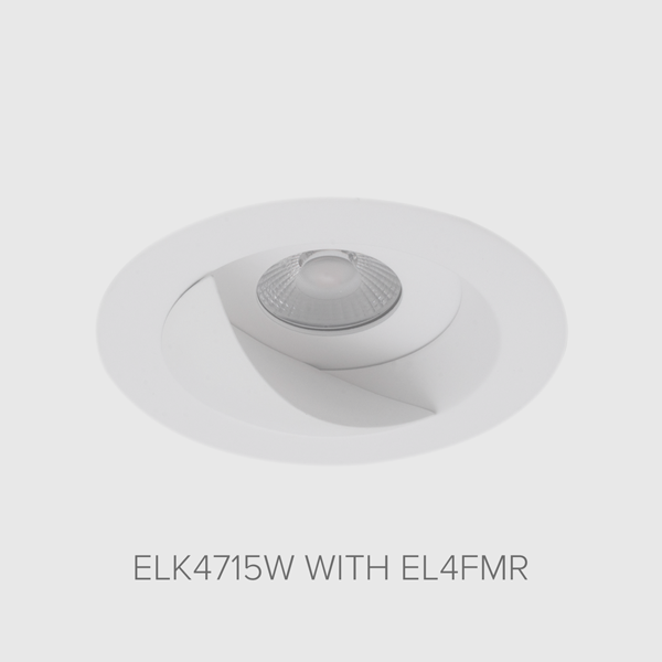 4" Round Flush Mount Trim Adaptor