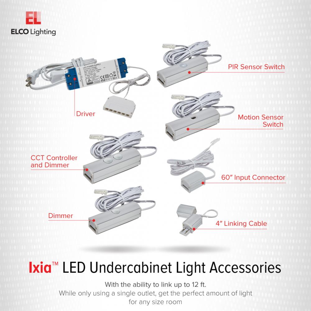 Ixia™ LED Low Voltage Undercabinet Lightbar