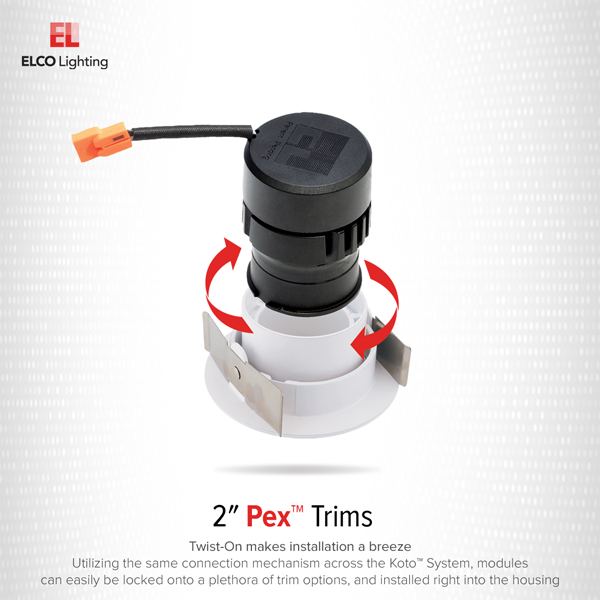 Pex™ 2" Square Adjustable Pinhole
