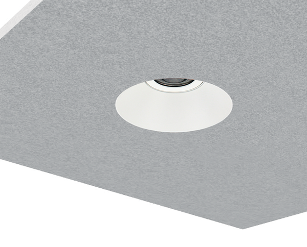 Koto™ Module with Pex™ 4" Round Trimless Smooth Baffle