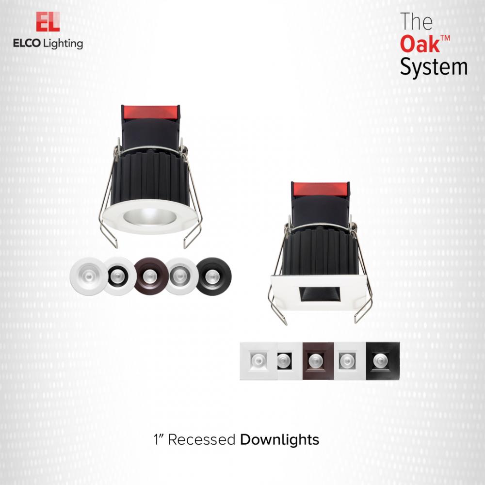 1" Square Recessed Oak™ Downlight
