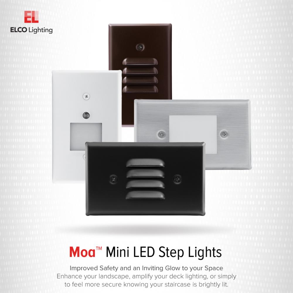 Mini LED Step Light with Angled Louver 