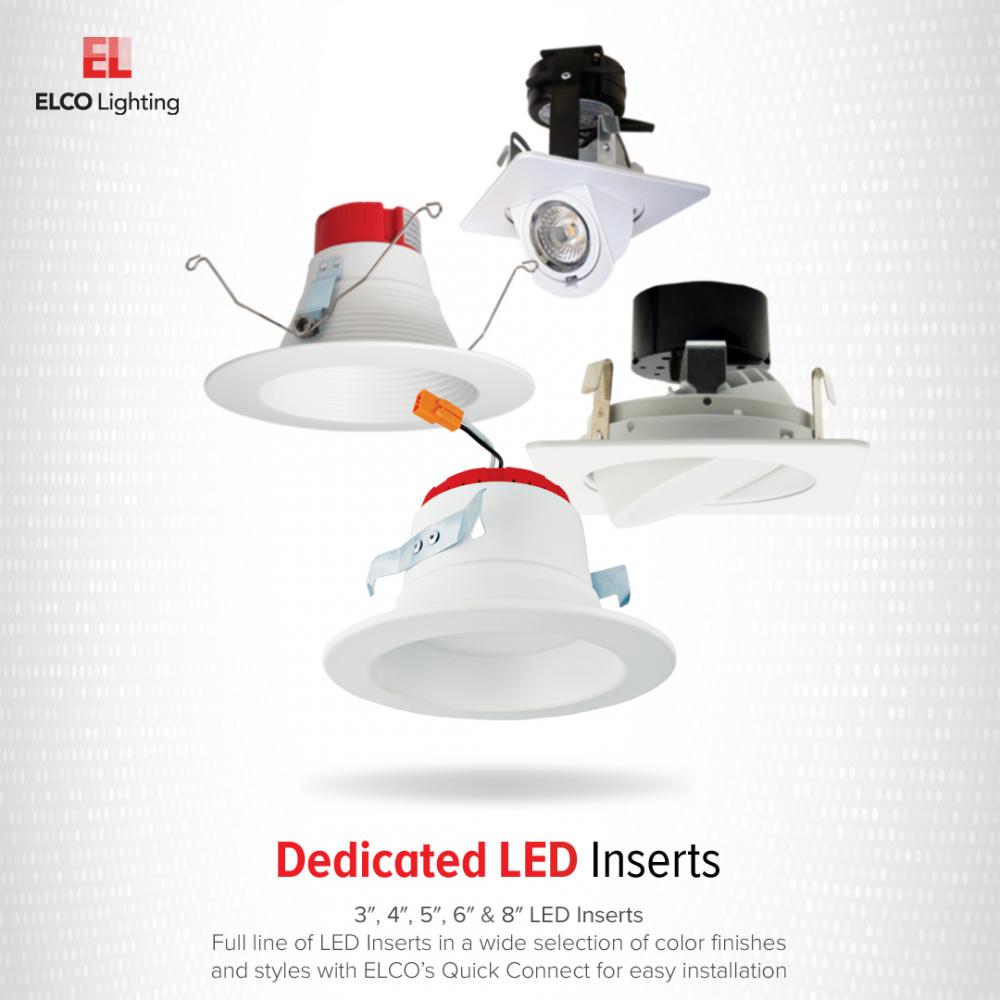 3" Square LED Reflector Insert