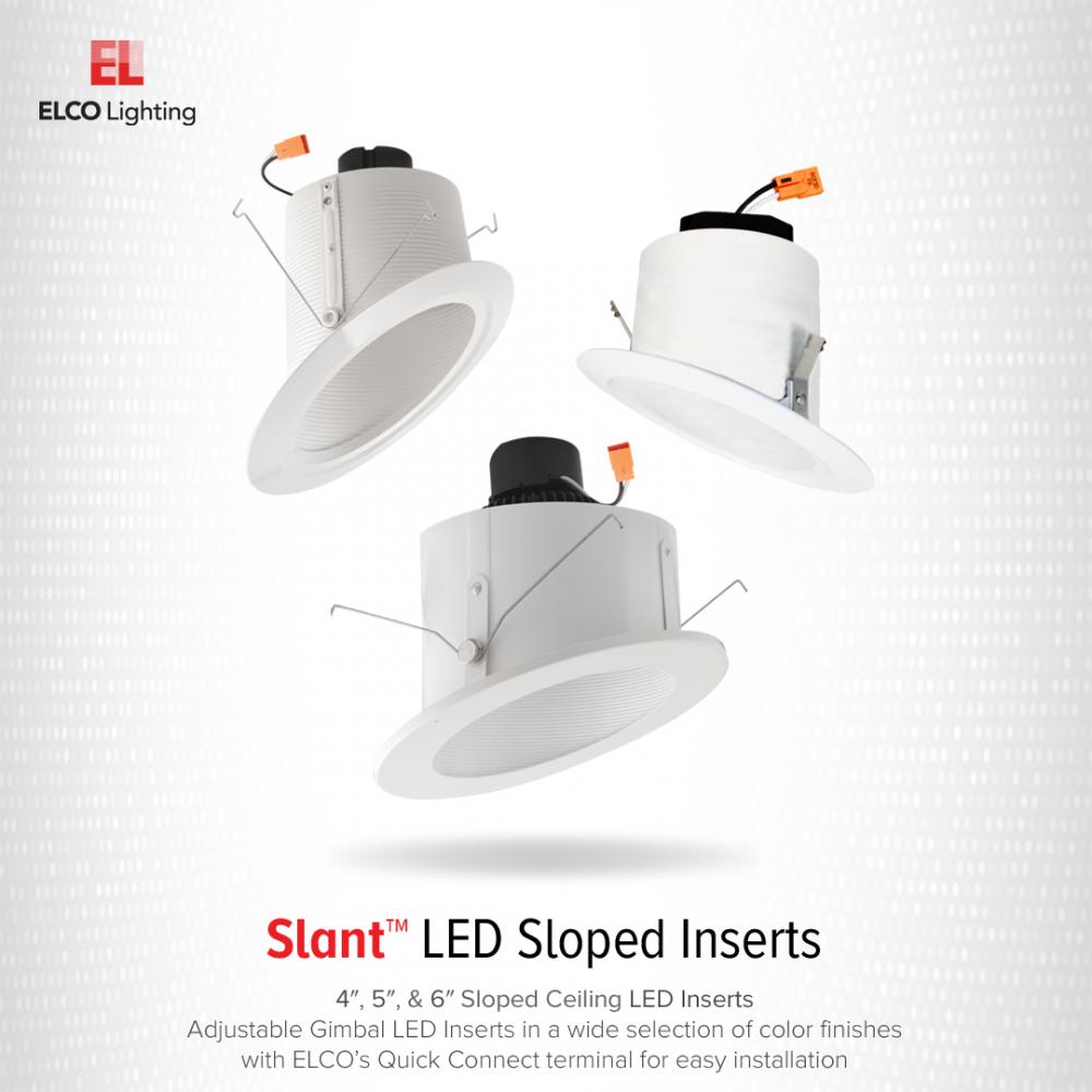 6" LED IC Airtight Sloped Ceiling Remodel Housing