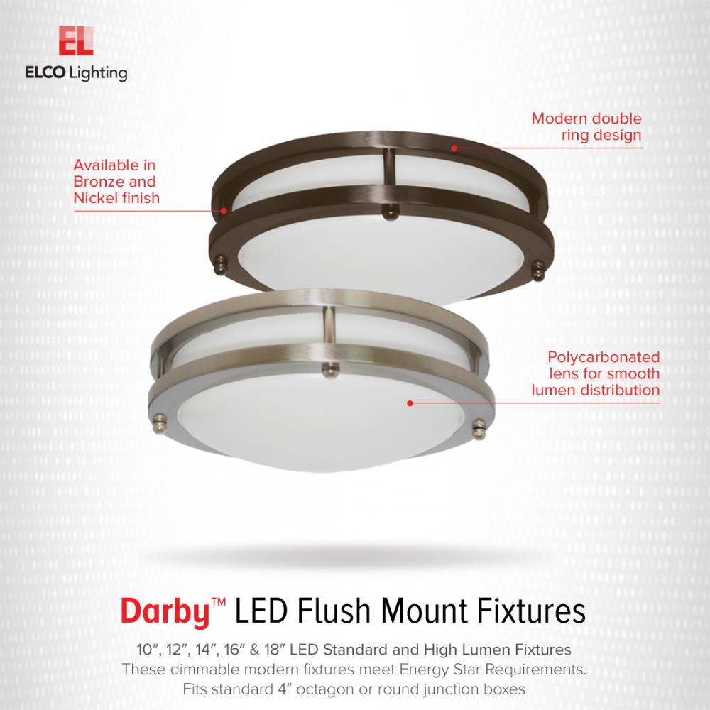 Darby™ LED High Lumen Double Ring Ceiling Light