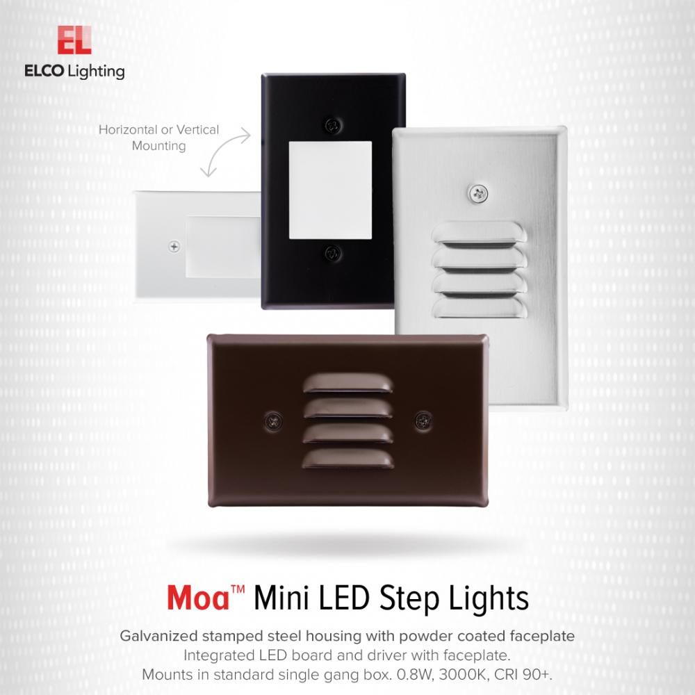 Mini Moa™ LED Step Light with Frosted Acrylic Lens 