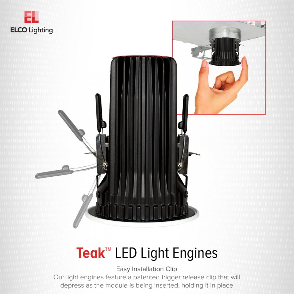 2" Round Pull-Down Teak™ LED Light Engine