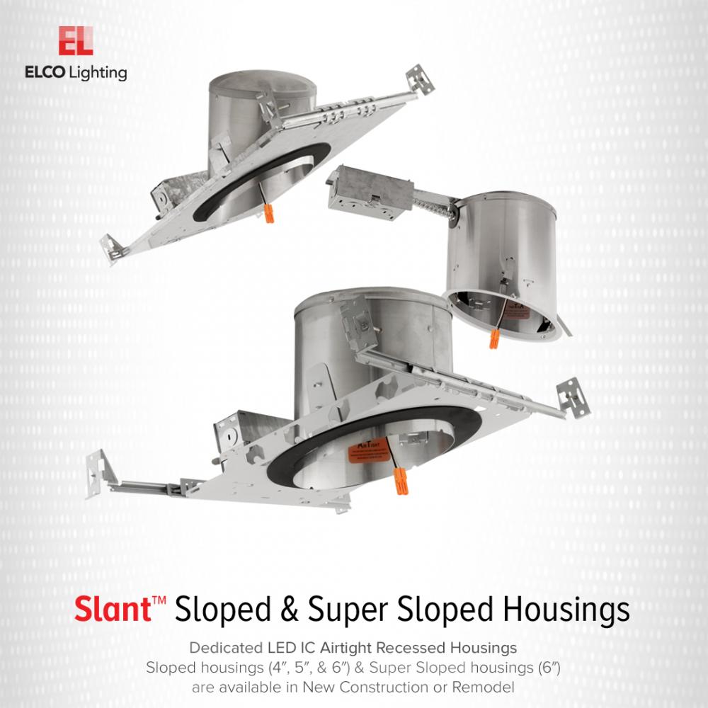 5″ Airtight Slope IC New Construction Housing