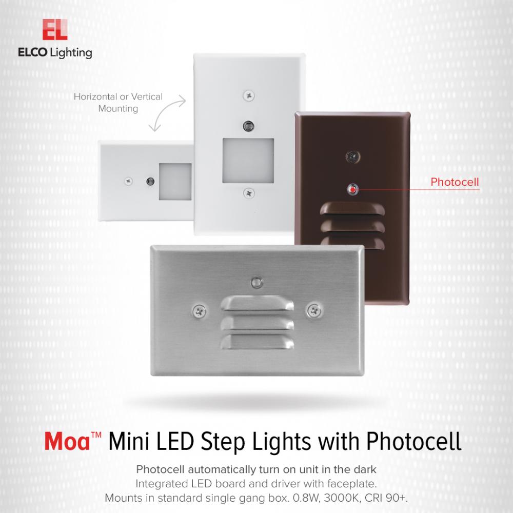 Mini Moa™ LED Step Light with Frosted Acrylic Lens 