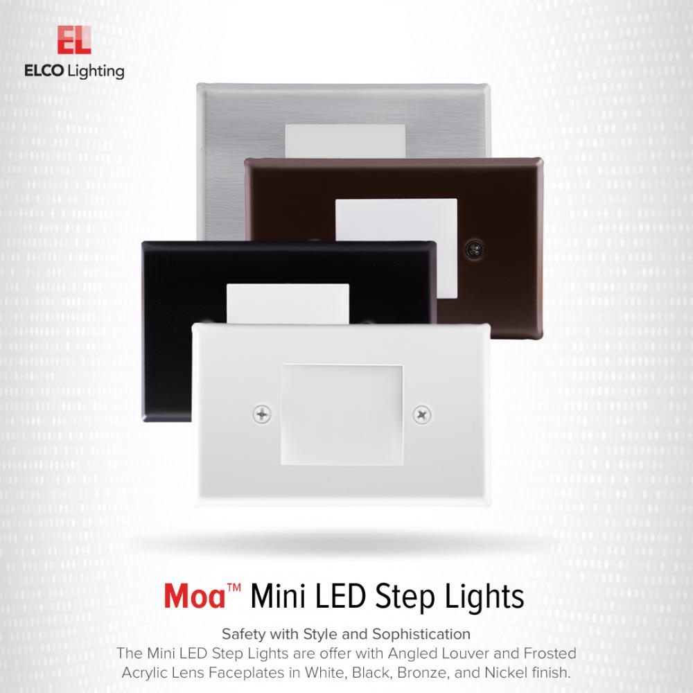 Mini Moa™ LED Step Light with Frosted Acrylic Lens 