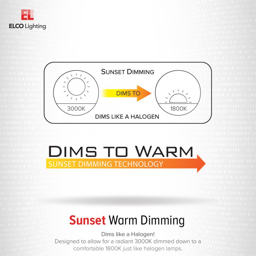 5"/6" Sunset Dimming LED Reflector Insert