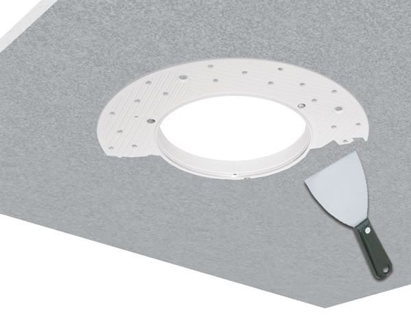 Koto™ Module with Pex™ 4" Round Trimless Smooth Baffle