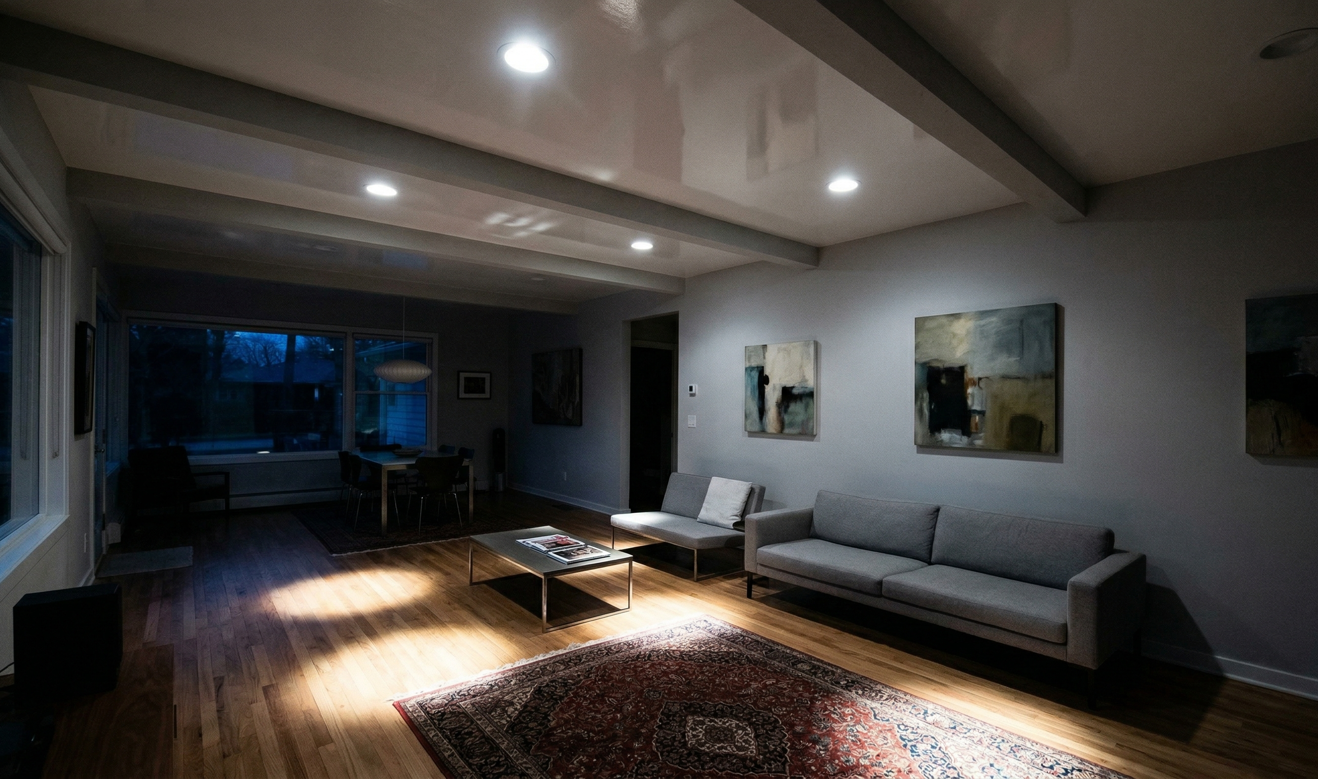 Recessed lighting can sometimes feel overly bright or uncomfortable. Here are a few simple reasons why—and how better placement helps.