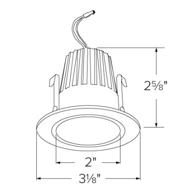 2" Round LED High-Lumen Reflector Light Engines
