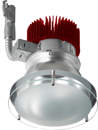 4" LED Light Engine with Drop Glass Trim