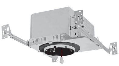 4" Trimless Cedar System New Construction IC Airtight Housing w/Driver