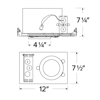 E4TL16ICA Dimensions