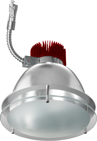 8" Drop Glass LED Light Engine Trims (850-6000 lm)