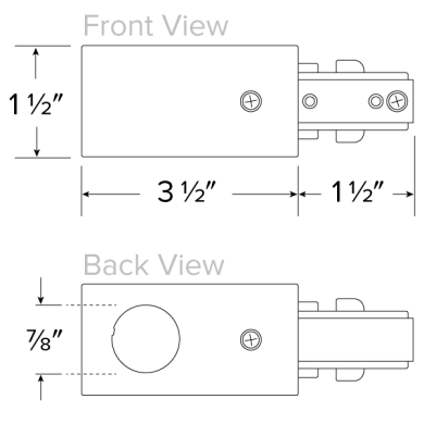 Live End Connector Track Accessory